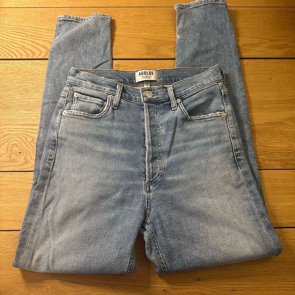 Agolde button fly Nico jeans 25